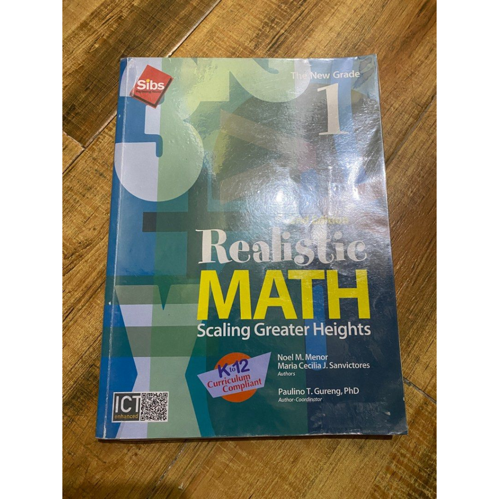 Realistic Math Grade 1 (2nd Hand Used School Book) Shopee Philippines