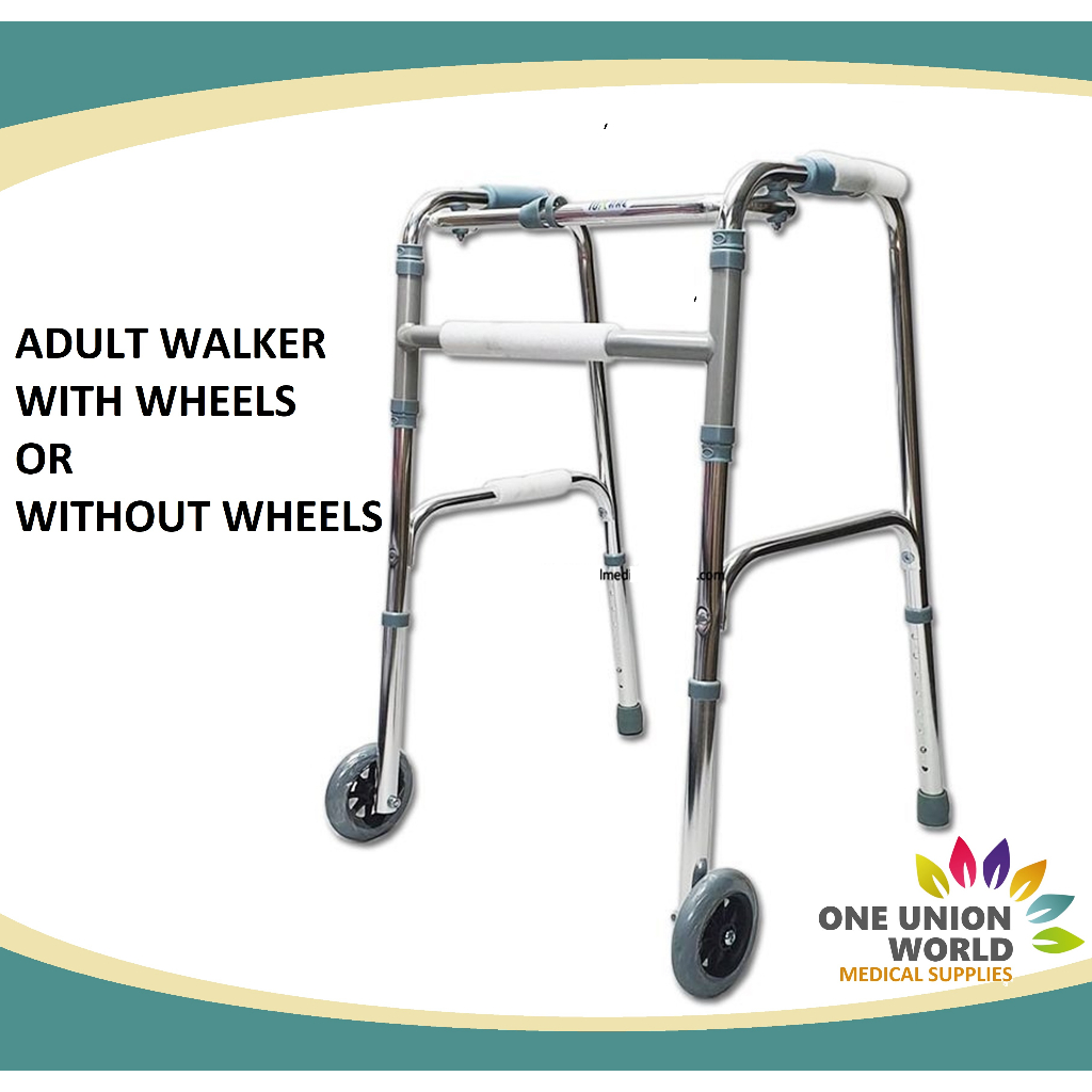 Adult Walker with Wheels Foldable Walker Foldable Walker without Wheels