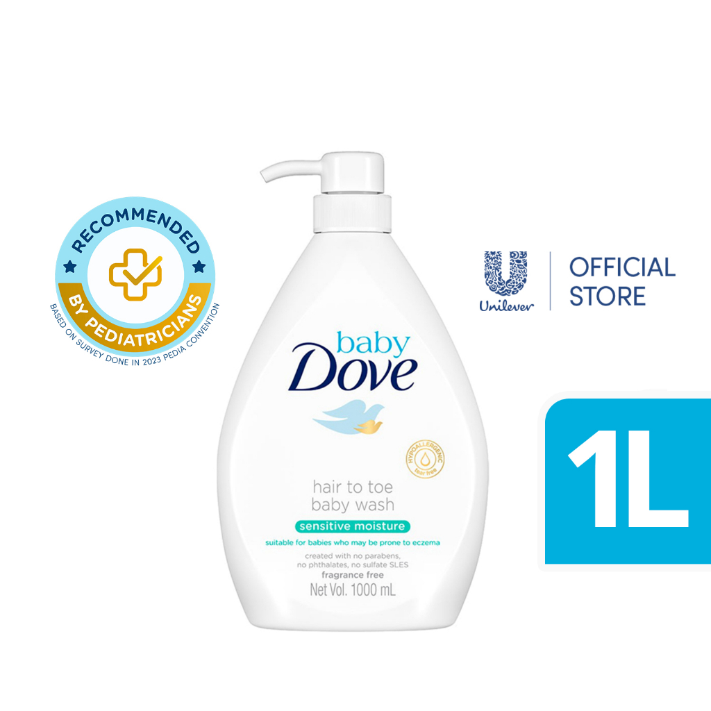 Baby dove hair hot sale to toe wash