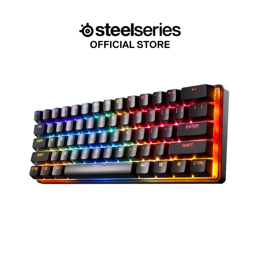 SteelSeries Apex Pro Mini Wireless Ergonomic Gaming Mechanical Keyboard,  Black (64842)