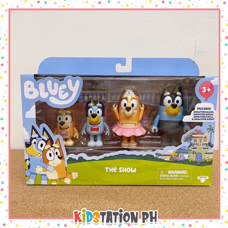 Bluey The Show Figures 4 PK | Shopee Philippines