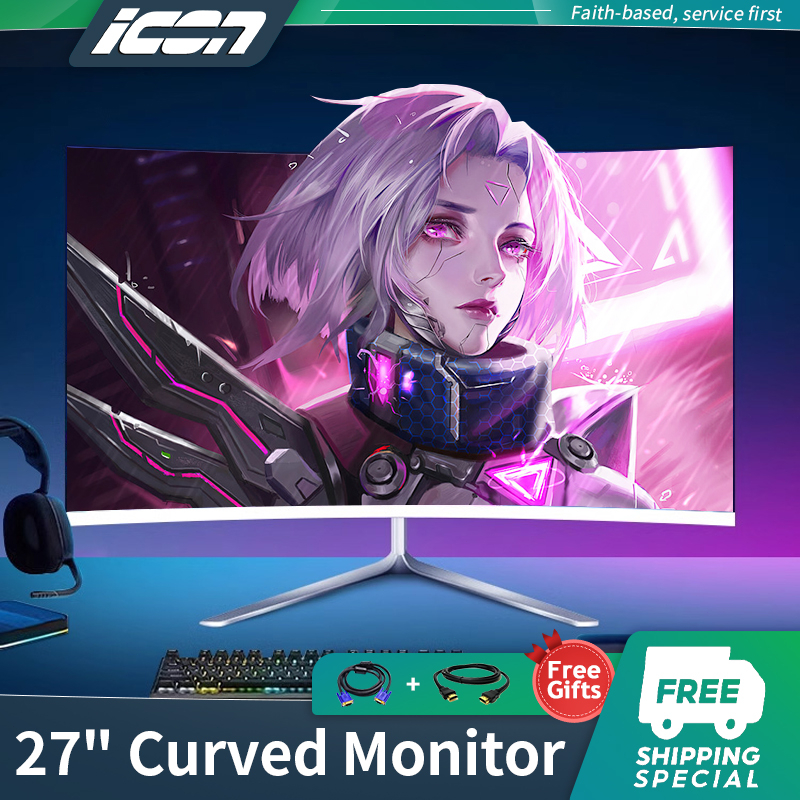 ICON Monitor 27 Inch LED Monitors HDMI VGA Original Brand New Computer ...