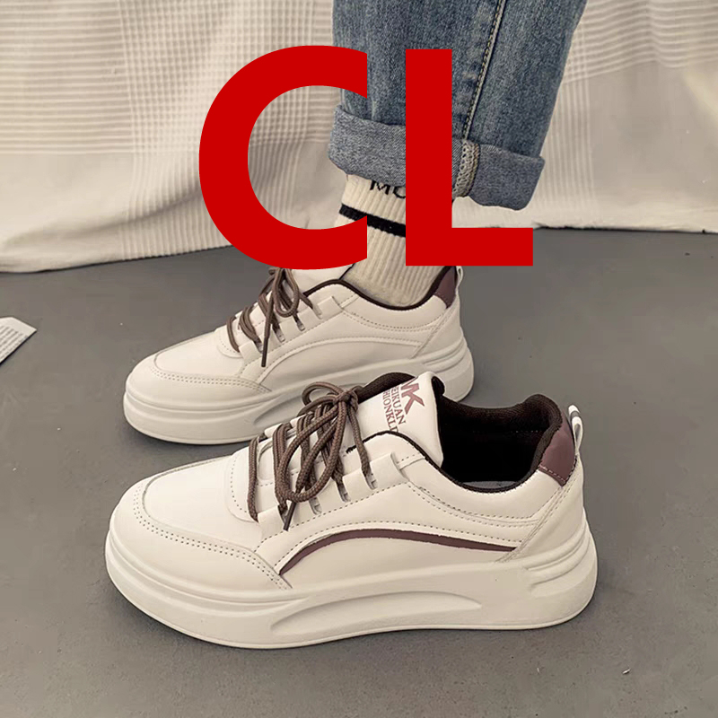 Korea Women Fashion WHite Black SHoes WIld Style Casual Muffin Sneakers Shopee Philippines