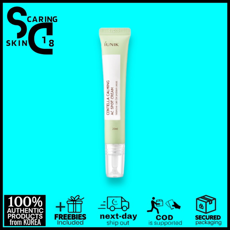 Iunik Centella Calming AC Spot Cream 20ml by SkinCaring18 | Shopee ...