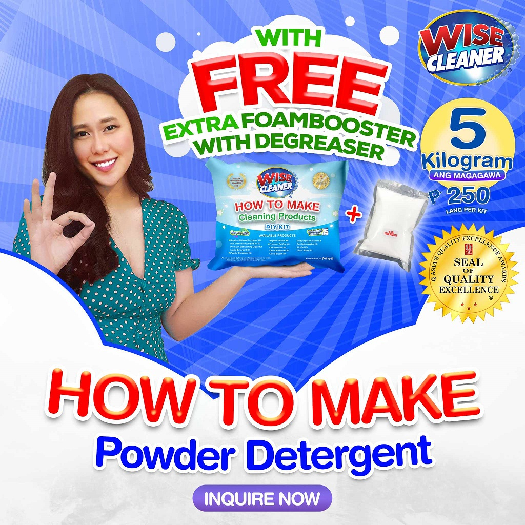 PREMIUM POWDER DETERGENT KIT WISE CLEANER Shopee Philippines