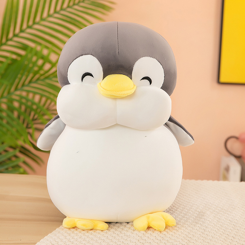 Miniso Penguin Plush Toy - Stuffed Toys Soft Penguin Blue and Grey ...