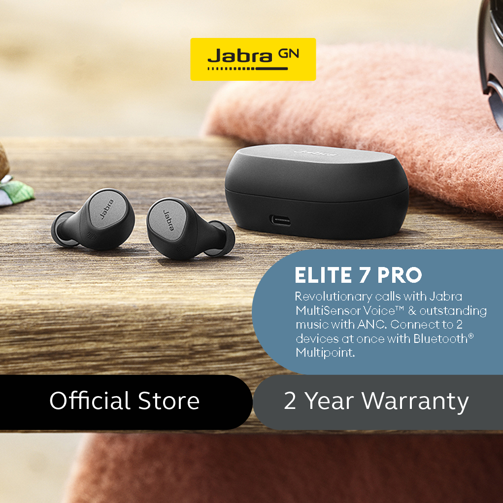 Jabra Elite 7 Pro True Wireless Earbuds With Multisensor Voice