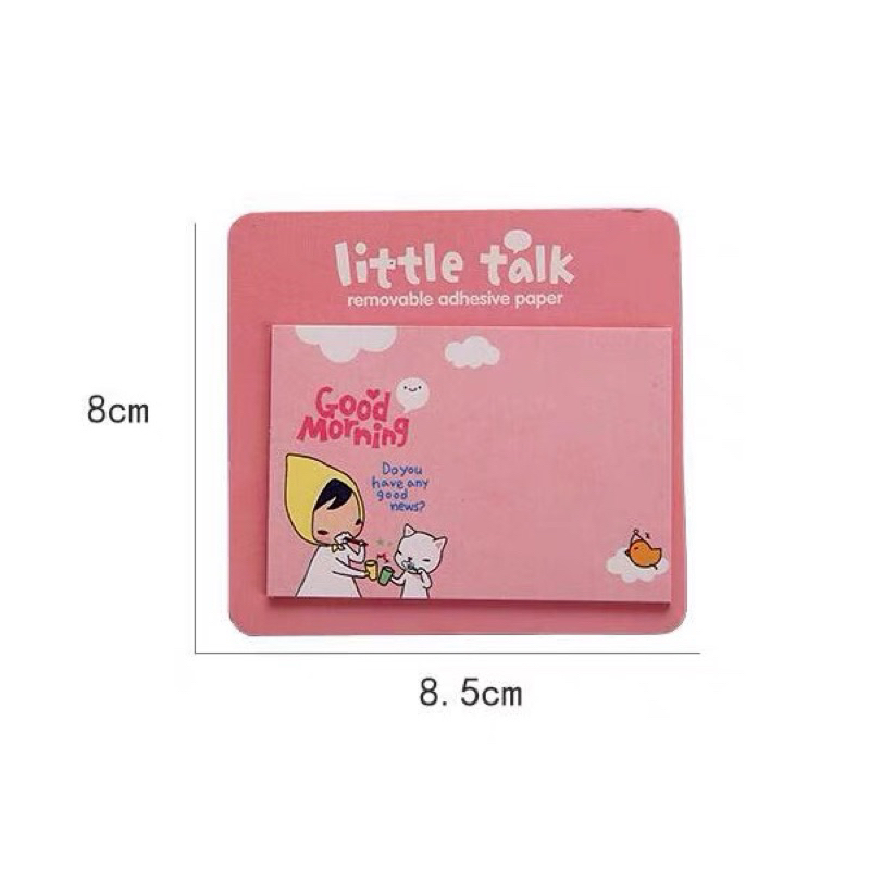 Square Sticky Note Paper Colorful Cartoon Mini Post-it Note Student ...