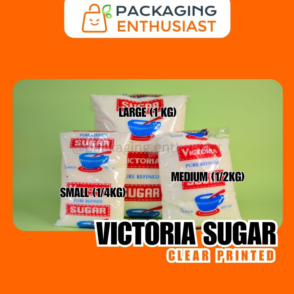 VICTORIA Sugar Plastic Bag CLEAR PRINTED 200/200 kg Sugar, 200/20 kg ...