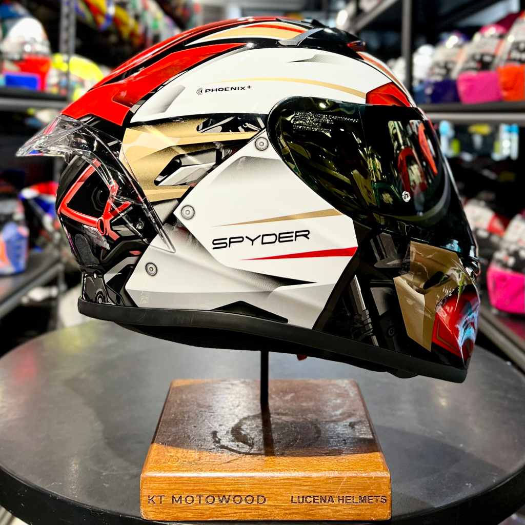 Spyder Helmet Phoenix+ S2 Strada Full Face Single Visor | Shopee ...