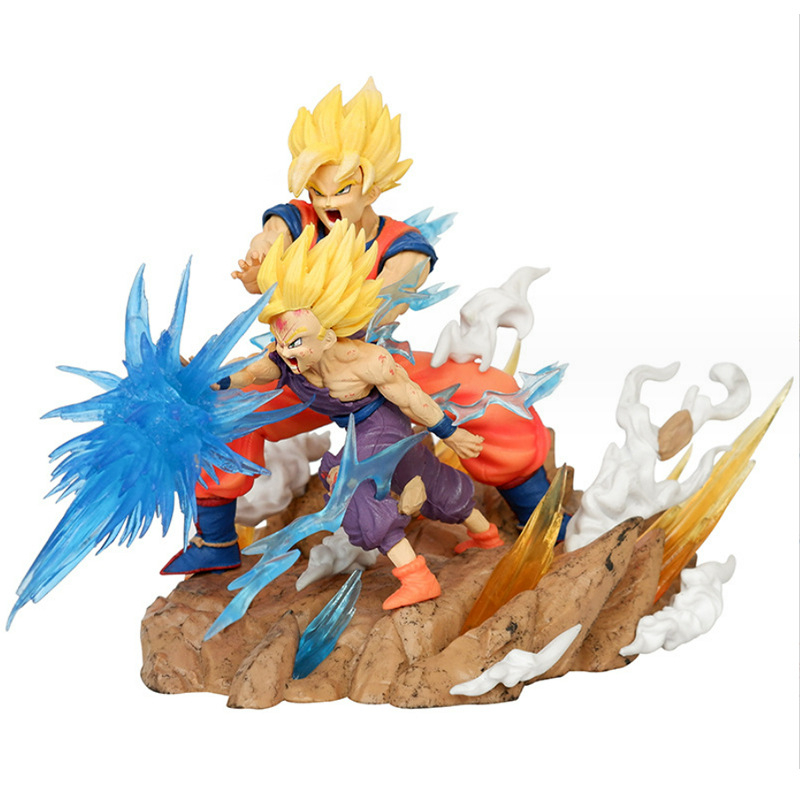 Little akiba Anime dragon ball z goku gohan figure model toy with box ...