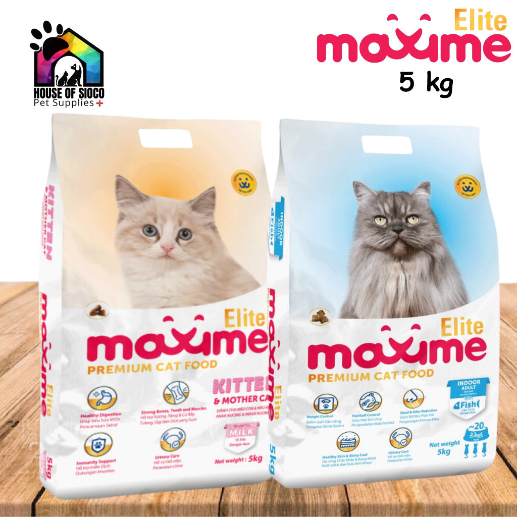 Maxime Elite Dry Cat Food For Adult And Kitten 5kg Shopee Philippines