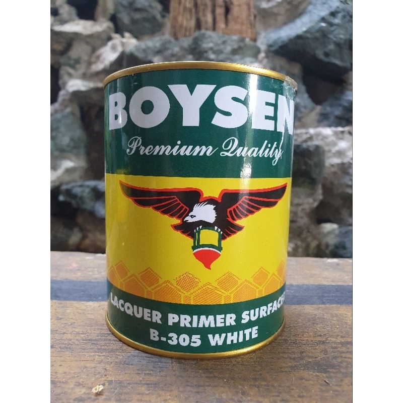 Automotive Primer Surfacer B305 White Boysen 1L Flat Lacquer Paint