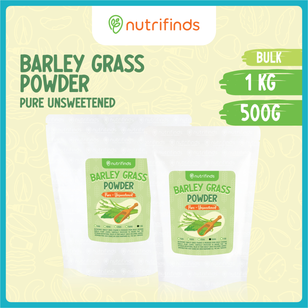 Nutrifinds® Organic Barley Grass Powder BULK Shopee Philippines