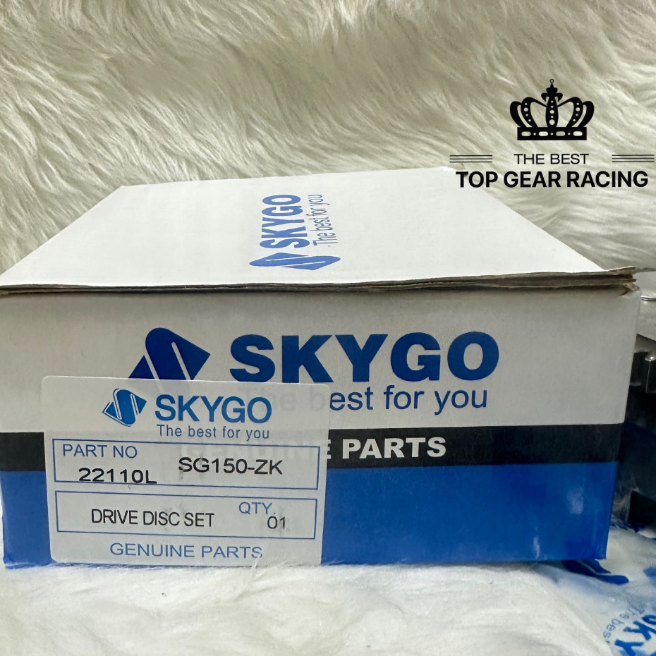 SKYGO DRIVE DISC SET SG150 73T CLUTCH LINING HOUSE SET skygo 125 wizard ...