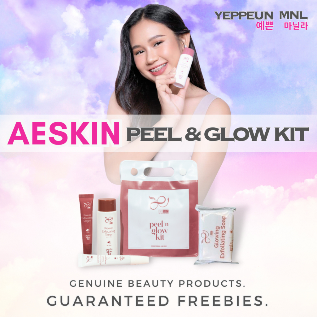 AESkin Peel and Glowing Kit (Capinpin Fam) | Shopee Philippines