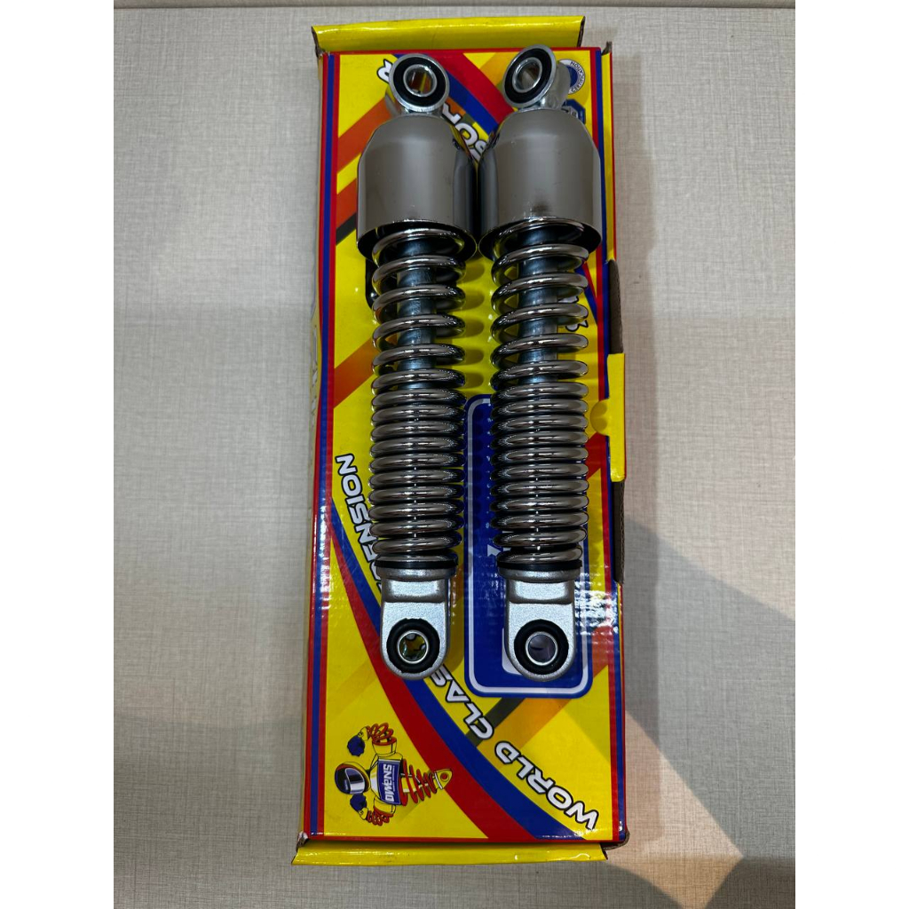 OWENS REAR SHOCK CRYPTON (255mm)(BLACK)(CHROME) HYDRAULIC (1 SET ...