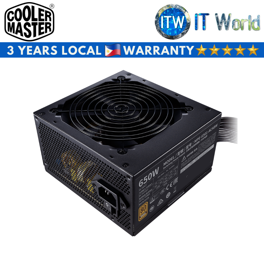 Itw | Cooler Master MWE 650 Bronze - V2 230V 650W 80+ Bronze Non ...