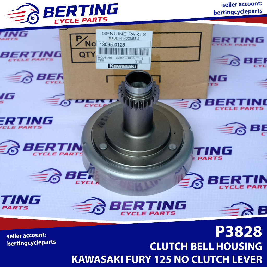 CLUTCH HOUSING CLUTCH BELL Kawasaki Fury 125 Genuine 130950128