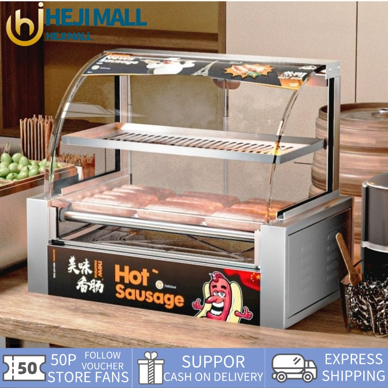 Roast sausage machine hotdog automatic commercial small grilled sausage ...