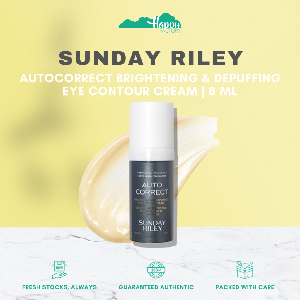 SUNDAY RILEY Autocorrect Brightening and Depuffing Eye Contour Cream ...