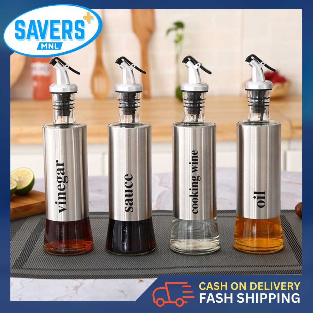 Savers+ MNL 300ml 500ml Stainless Steel Kitchen Liquid condiments