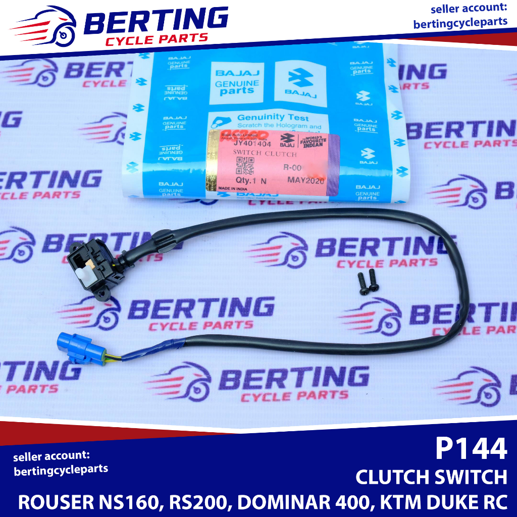 CLUTCH SWITCH Rouser NS160 NS200 FI RS200 Dominar 400 KTM Duke RC 200 390 V1 Genuine JY401404