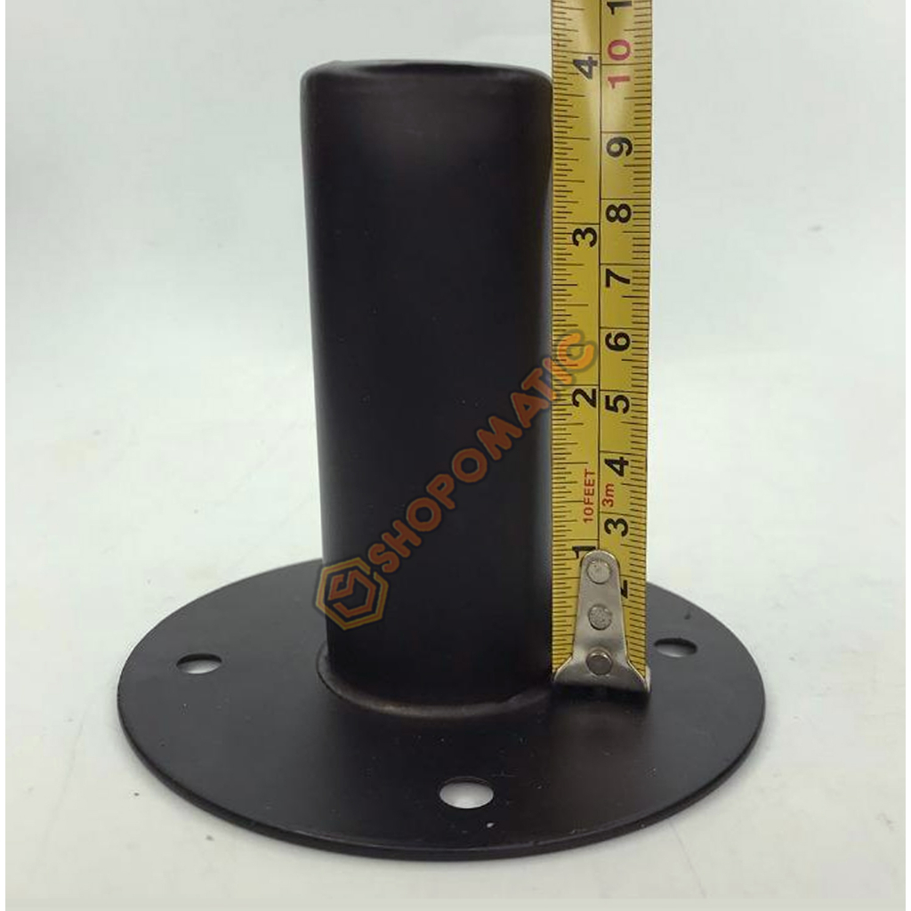 METAL PLUNGER FOR SPEAKER STAND or TRIPOD, 4 MOUNTING HOLES, HEAVY DUTY