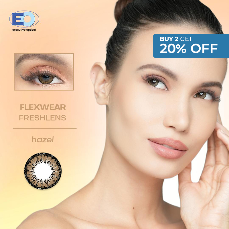 Eo Flexwear Freshlens Colored Graded Contact Lens Hazel Good For 3 Months Shopee Philippines 3527