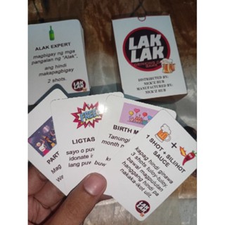 Laklak Card, Drinking Card Game 50 & 100 Cards Tagalog Version | Shopee ...