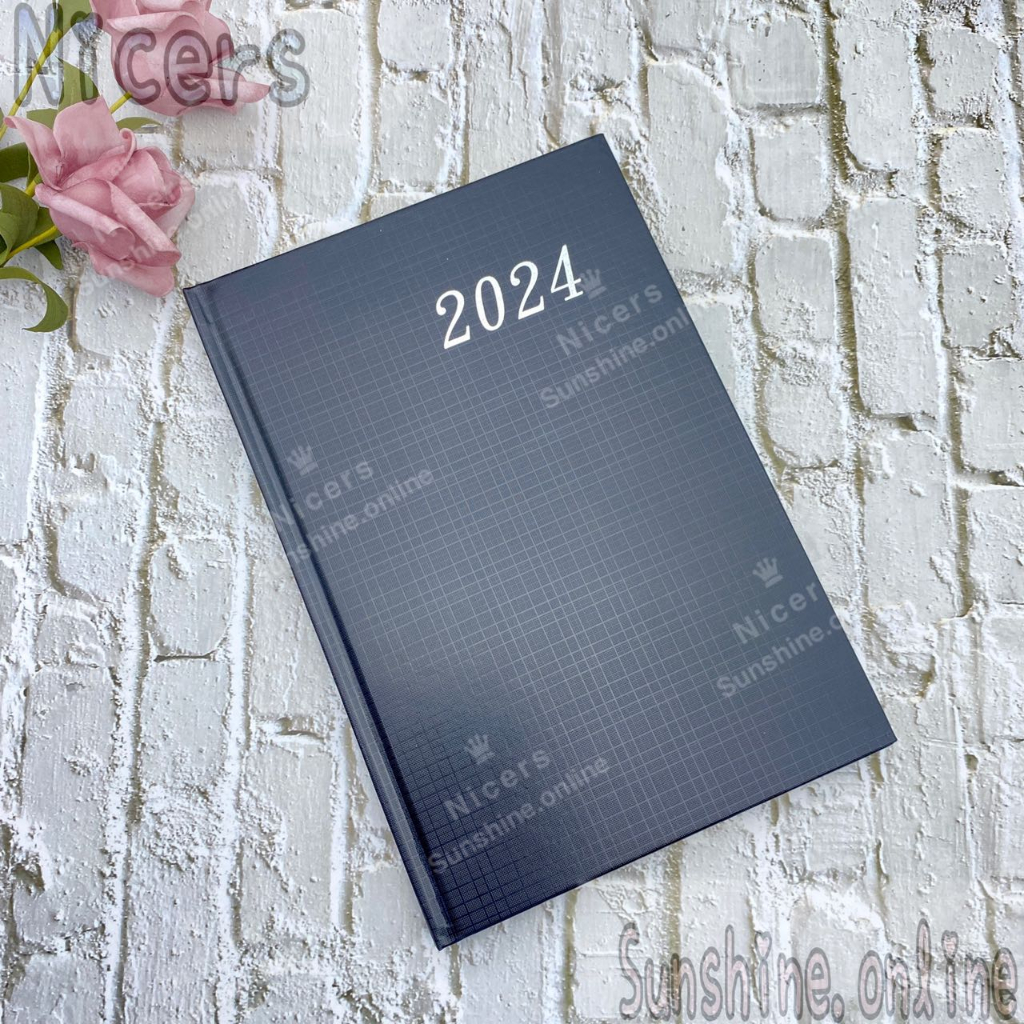 Planner 2024 Hard Bound Board Notebook Diary Planner | Shopee Philippines