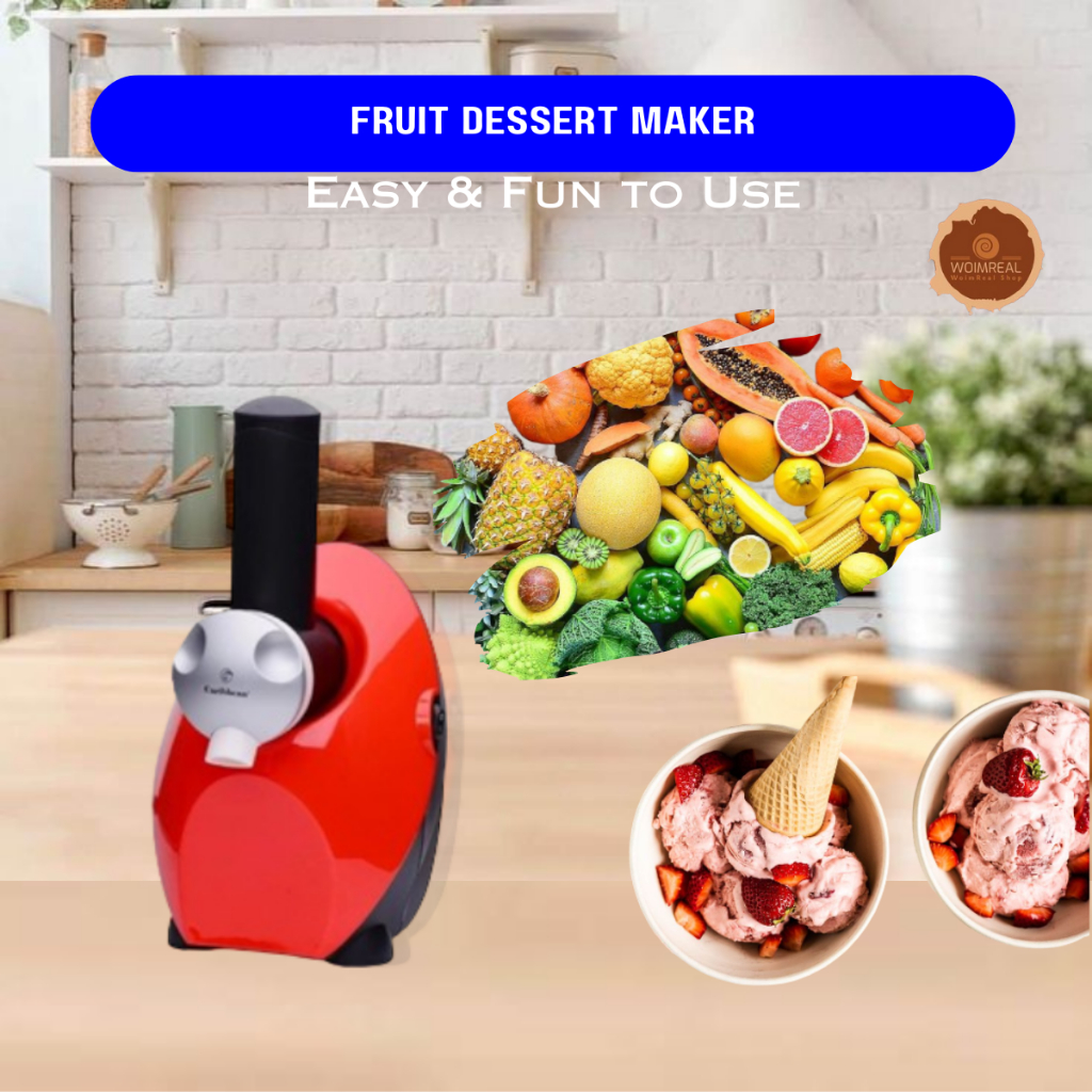Versatile Machine Fruit Dessert Maker Fruit Soft Serve Machine Easy