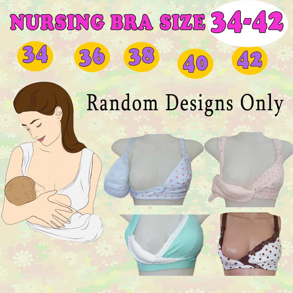 Nursing Bra Size 34 to 42 Maternity bra, Breastfeeding Bra