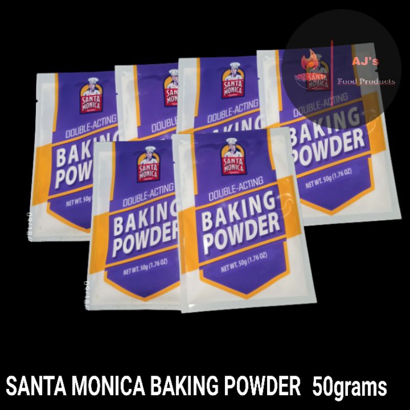 CALUMET BAKING POWDER And SANTA MONICA BAKING POWDER 50g Shopee