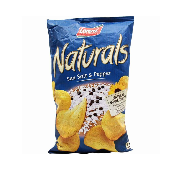 Lorenz Naturals Sea Salt and Pepper Potato Chips 100g Shopee Philippines