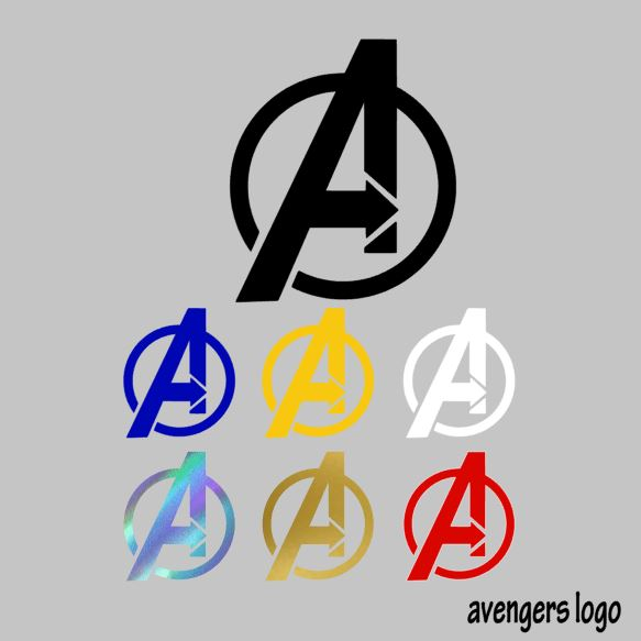 Avengers logo decal stickers for cars, motorcycles etc. Shopee