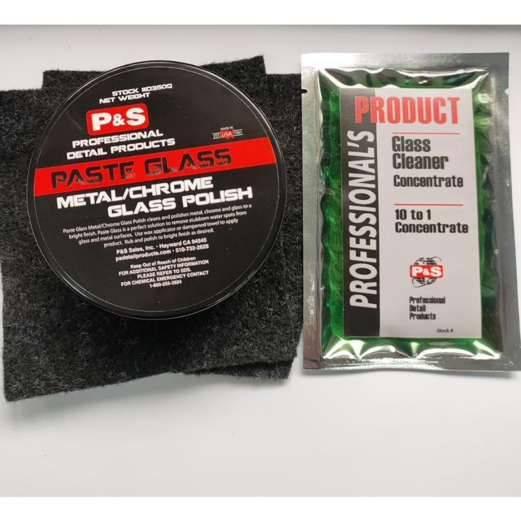 P&S Detail Product PASTE GLASS WITH GLASS CLEANER CONCENTRATE (BUNDLE)