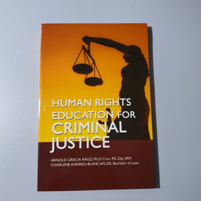Human Rights Education for Criminal Justice By:Rago | Shopee Philippines