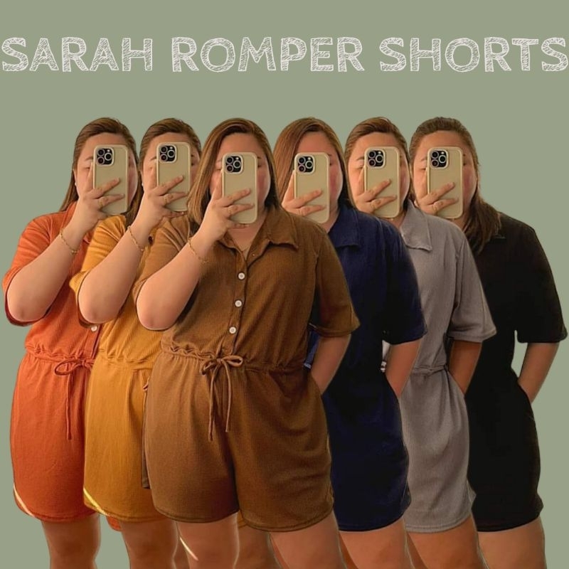 Plus size romper shorts clearance