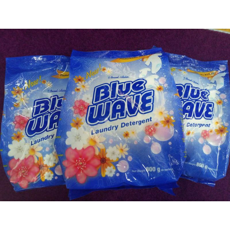 Blue Wave Floral Laundry Detergent 800g Shopee Philippines