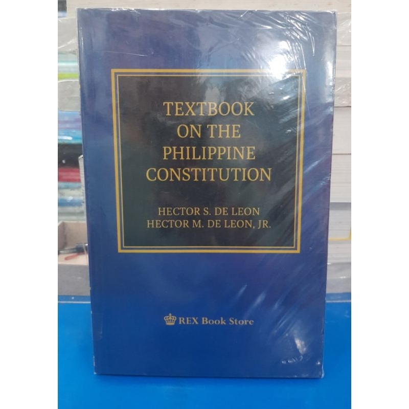Textbook on the Philippine Constitution by De Leon | Shopee Philippines
