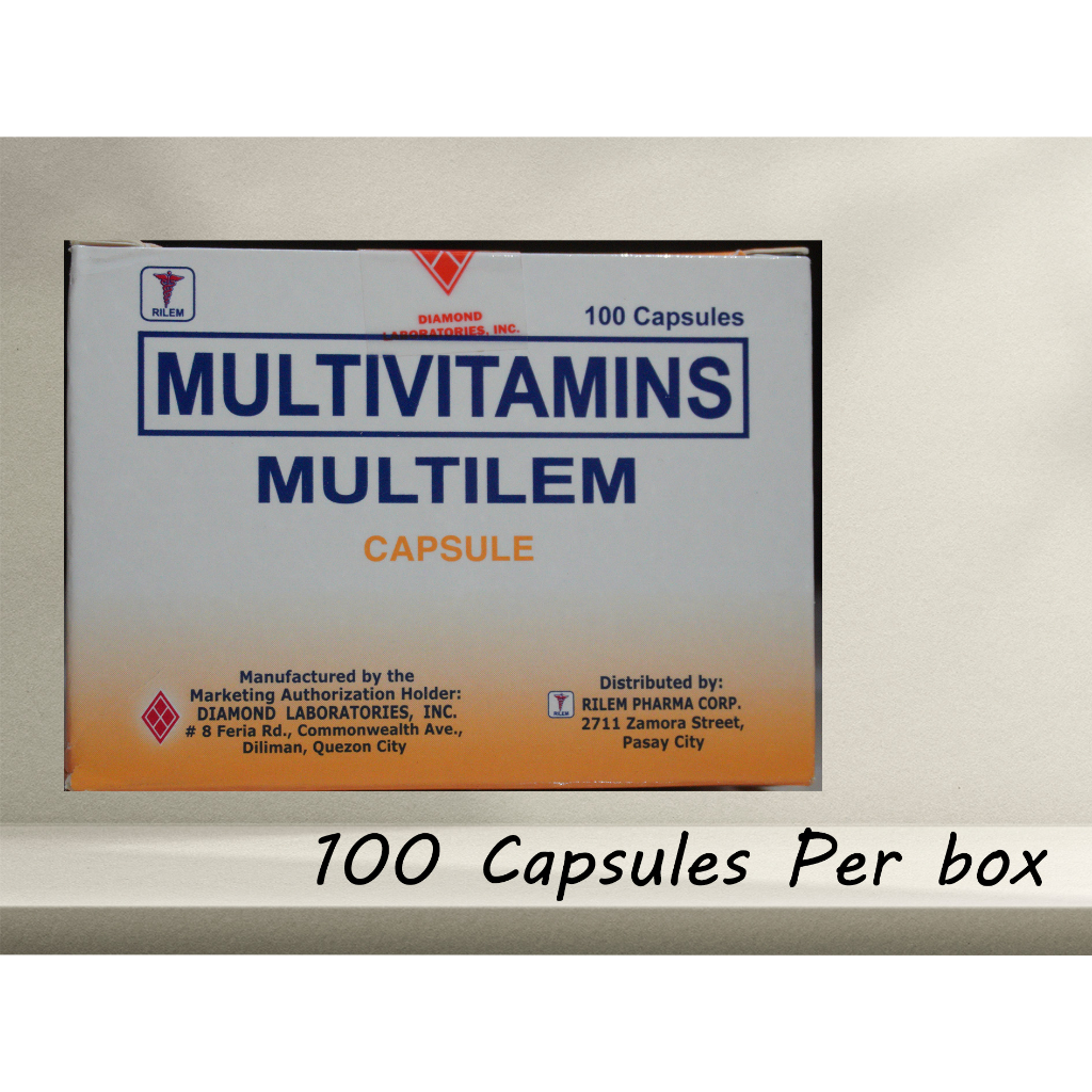 MULTIVITAMINS MULTILEM CAPSULE VITAMIN A TO E! Shopee Philippines