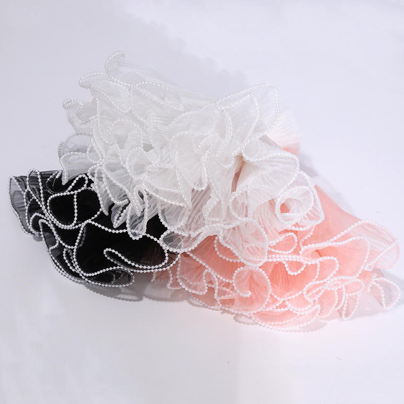pearl yarn pleated yarn luminous yarn flower shop bouquet packaging