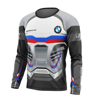 【COD】BMW Motorcycle Jersey shirt apparels Long Sleeve cycling for men