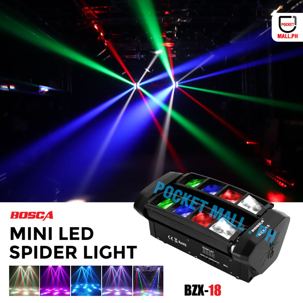 Bosca mini led spider light Eight eye Stage Light equipment DJ Bar ...