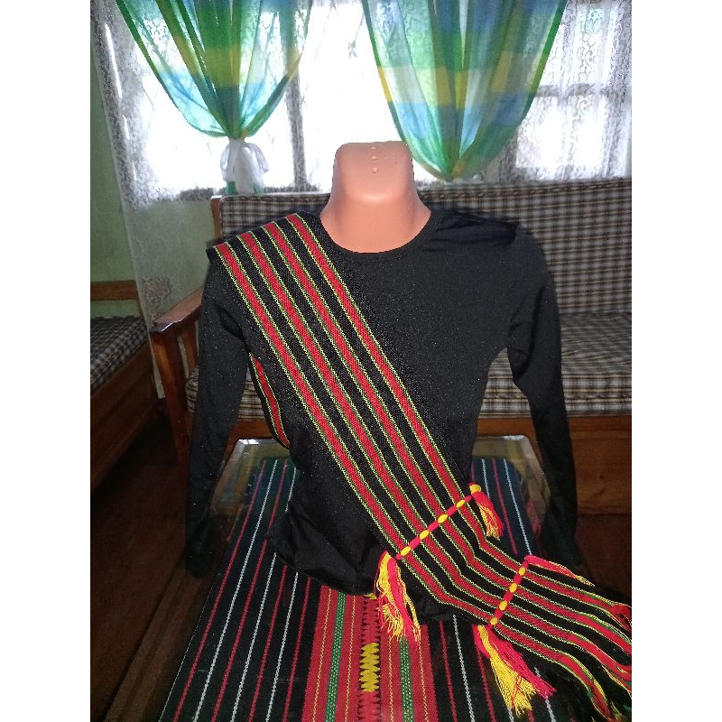 IGOROT ETHNIC DESIGN SASH SABLAY 2 YARDS LONG | Shopee Philippines