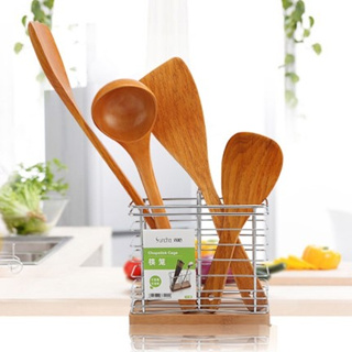 Knife Set Silicone Kitchen Utensils Set with Wooden Handle and Cuttings -  China Accessories for Cooking Kitchenware and Wheat Straw Color Set Knife  Holder Storage Rack price