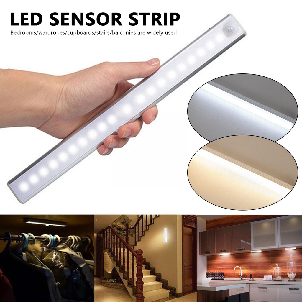 Wireless Motion Sensor Night Light Rechargeable LED Kitchen