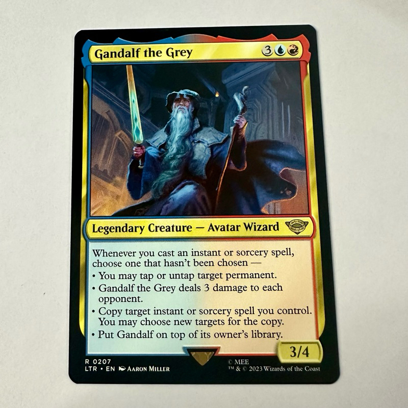 lizard cards mtg Gandalf the Grey LotR INSTANTS AND SORCERIES Magic MTG Custom Commande –  CommanderComplete