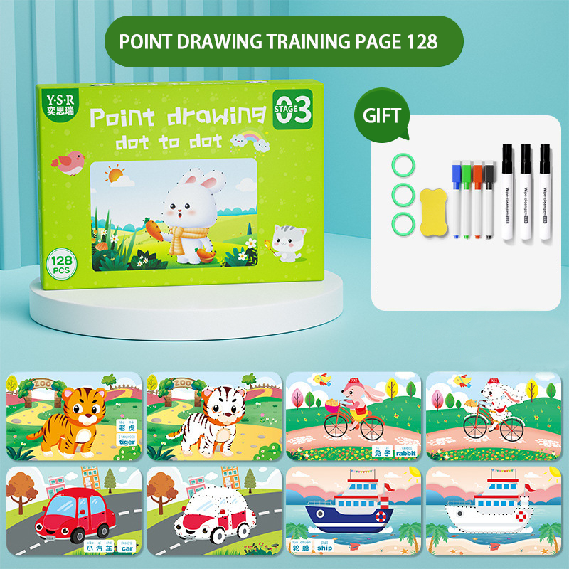 Magic Tracing Workbook Preschool Educational Toys Erasable Pen Logical ...